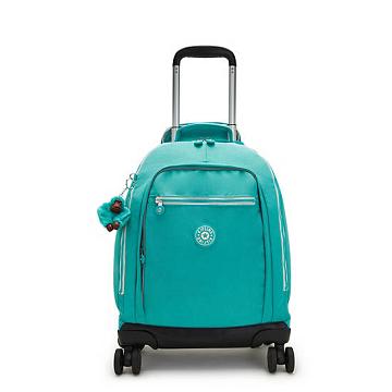 Kipling New Zea 15" Laptop Rolling Rugzak Turquoise | België 1395UZ